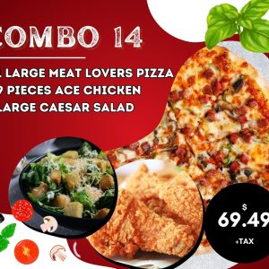 Combo – 14(PIZZA & ACE CHICKEN COMBO)(O12)