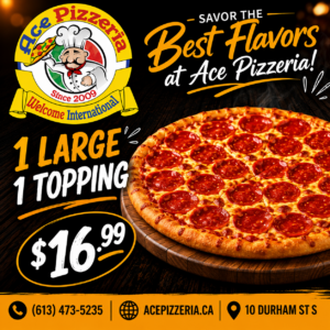 1 Large 1 Topping